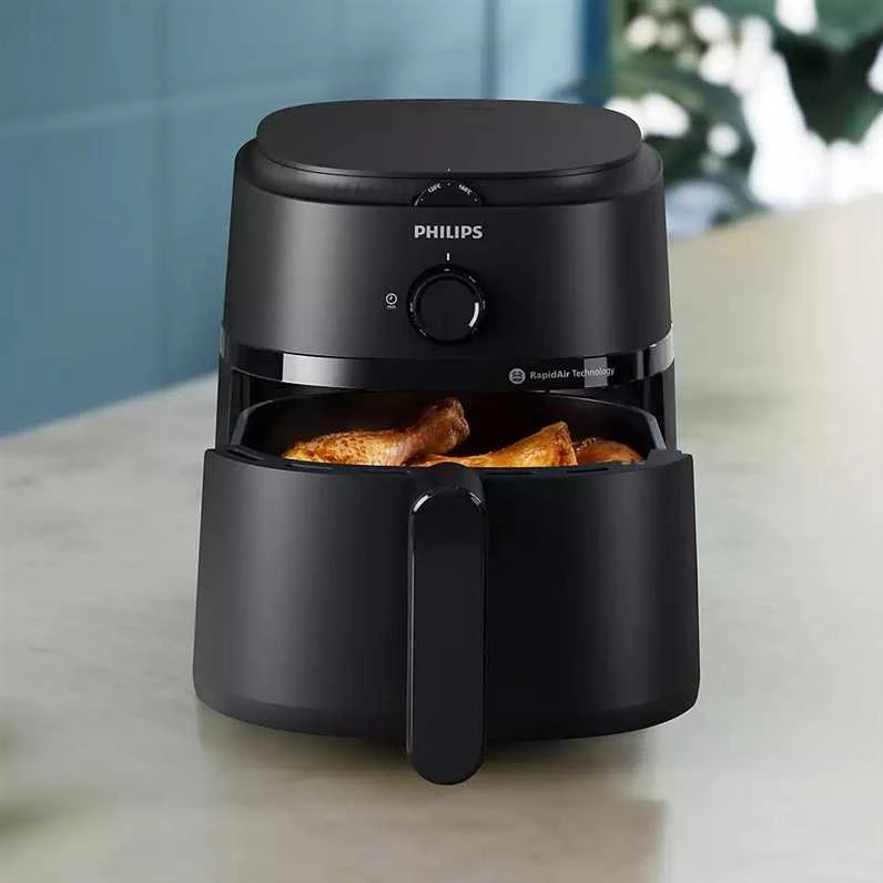 Karšto oro gruzdintuvė Philips 1000 NA120/00. juoda. 1500 W