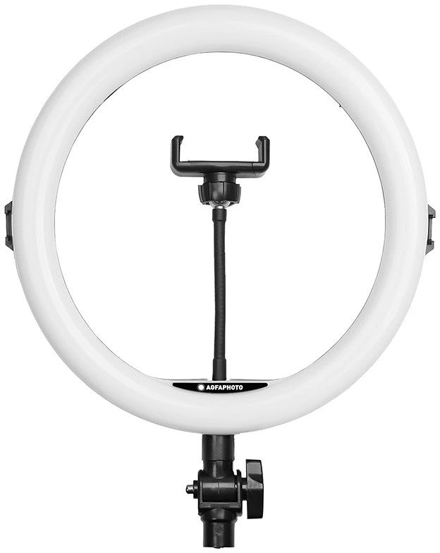 Žibintas AgfaPhoto AGFA ARL11 120 LED Ring VLOG + Tripod + Pilotas