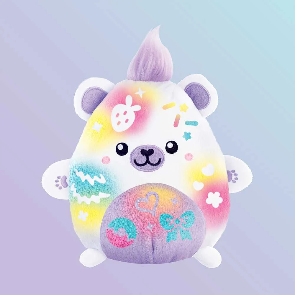 AIRBRUSH PLUSH Rinkinys su aerografu „Kawaii Bear", 25 cm