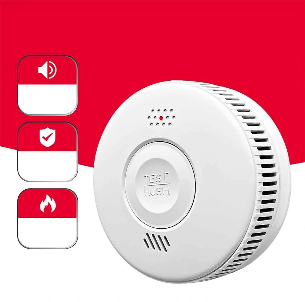 Aiwa S100A-AA ANZEN S1 Smoke Detector, Baltas