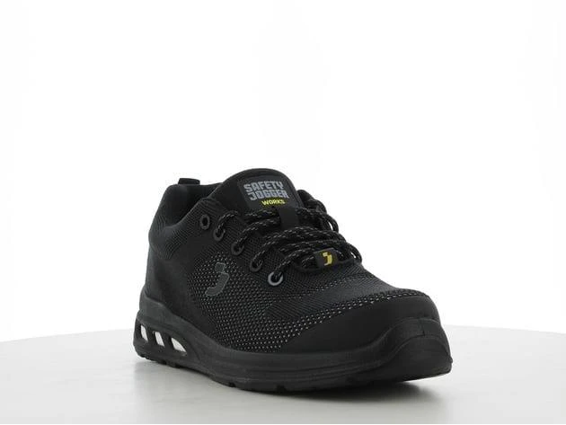 Aizsargapavi vīriešu Safety Jogger ECOFITZS1P/43, bez stulma, bez siltinājuma, melna, 43 dydis