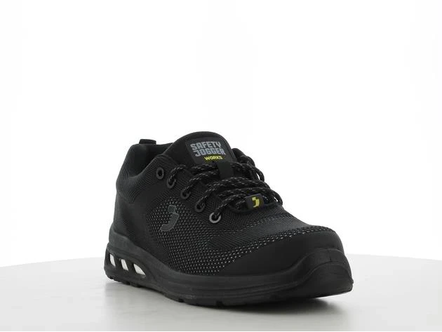 Aizsargapavi vīriešu Safety Jogger ECOFITZS1P/43, bez stulma, bez siltinājuma, melna, 43 dydis
