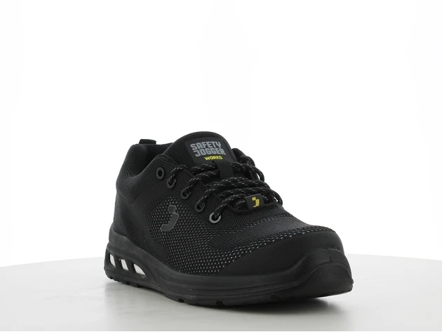 Aizsargapavi vīriešu Safety Jogger ECOFITZS1P/44, bez stulma, bez siltinājuma, melna, 44 dydis