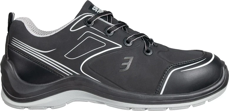 Apsauginiai batai vyrams Safety Jogger Flow low, be aulo, be pašiltinimo, juoda sp., 44 dydis