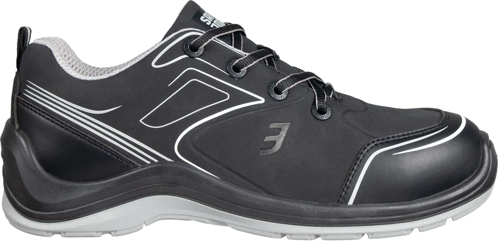 Aizsargapavi vīriešu Safety Jogger Flow low, bez stulma, bez siltinājuma, melna krās., 44 dydis