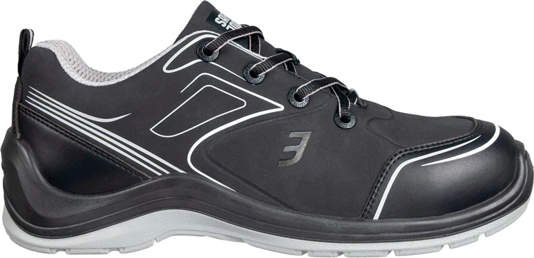 Aizsargapavi vīriešu Safety Jogger Flow low, bez stulma, bez siltinājuma, melna krās., 43 dydis