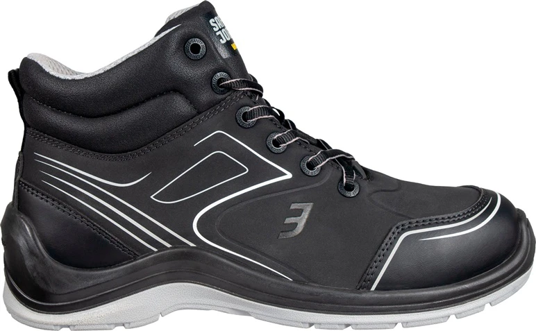 Aizsargapavi vīriešu Safety Jogger Flow mid, ar stulmu, bez siltinājuma, melna krās., 43 dydis