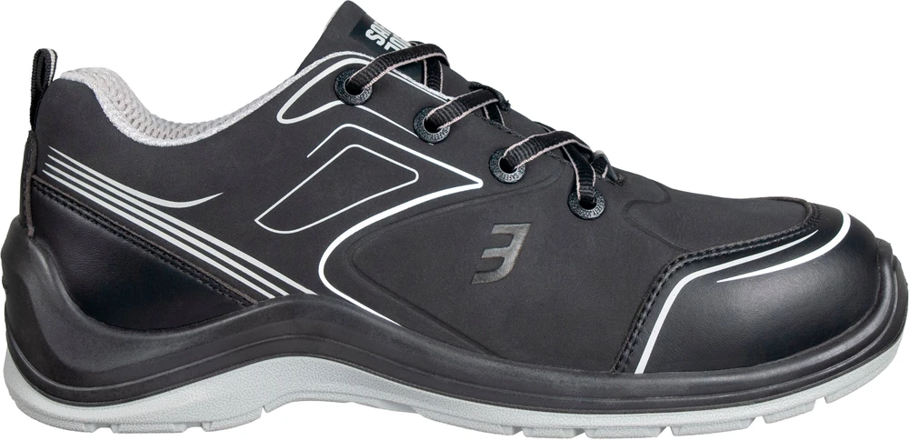 Aizsargapavi vīriešu Safety Jogger Flow low, bez stulma, bez siltinājuma, melna krās., 43 dydis