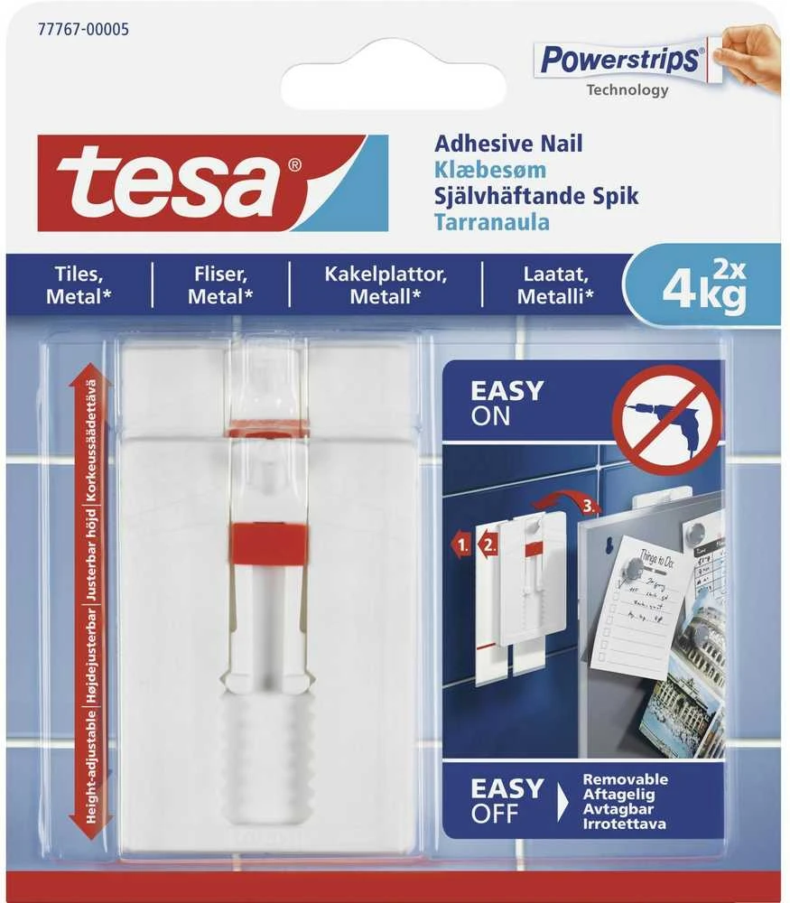 Tesa KABLIUK RĖMEL PAKAB 77767 2X4KG PLYT REG