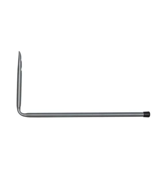 Kabliukas Domax HPP 350, 17 cm, pilkas.