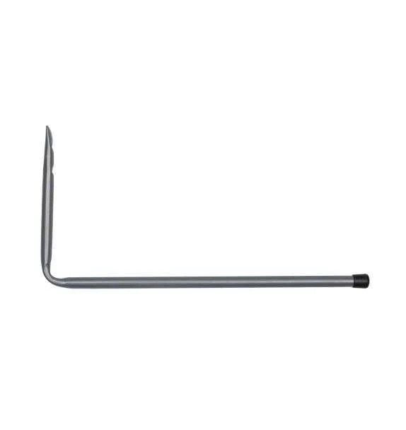 Kabliukas Domax HPP 350, 17 cm, pilkas.