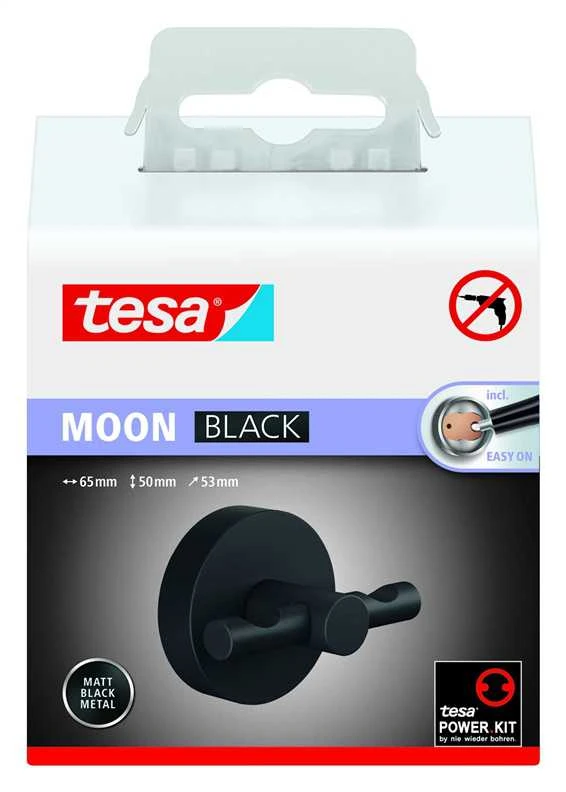 Āķis Tesa, 53 mm x 65 mm x 50 mm, melna