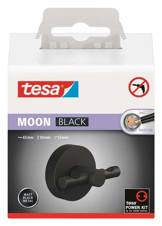 Āķis Tesa, 53 mm x 65 mm x 50 mm, melna