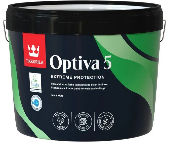 Tikkurila DAŽAI OPTIVA Matinis 5 BA 2,7L