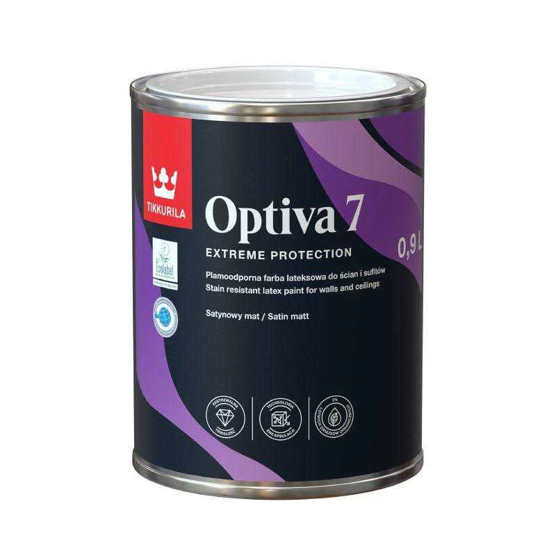 Tikkurila DAŽAI OPTIVA SATIN Matinis 7 BA 0.9L