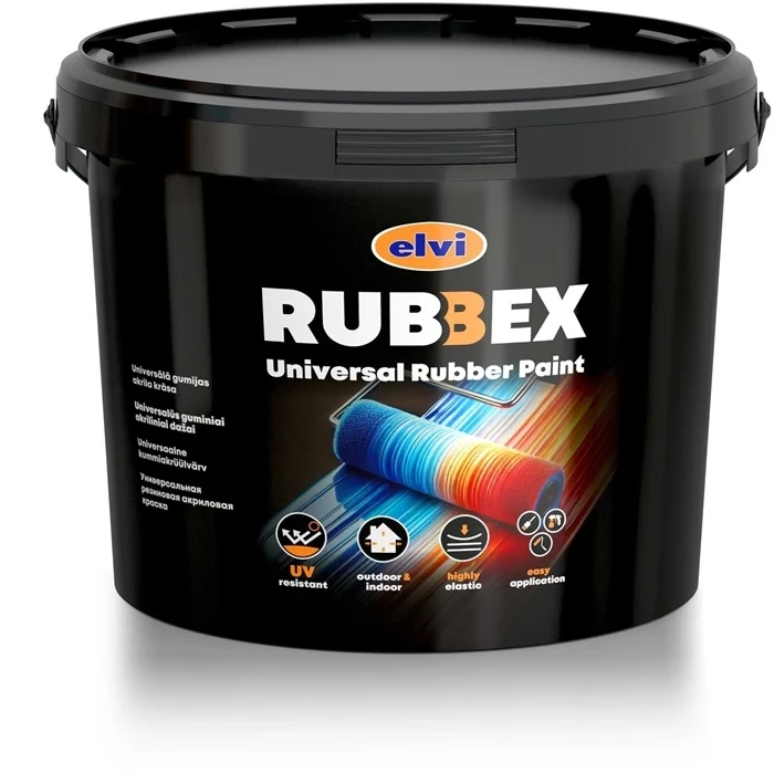 Dior dažai RUBBEX Universal Dark ruda 1.2kg