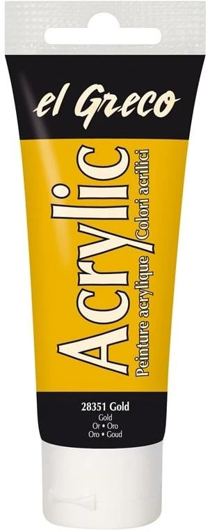 Akriliniai dažai C. KREUL 28351, 75 ml, auksiniai