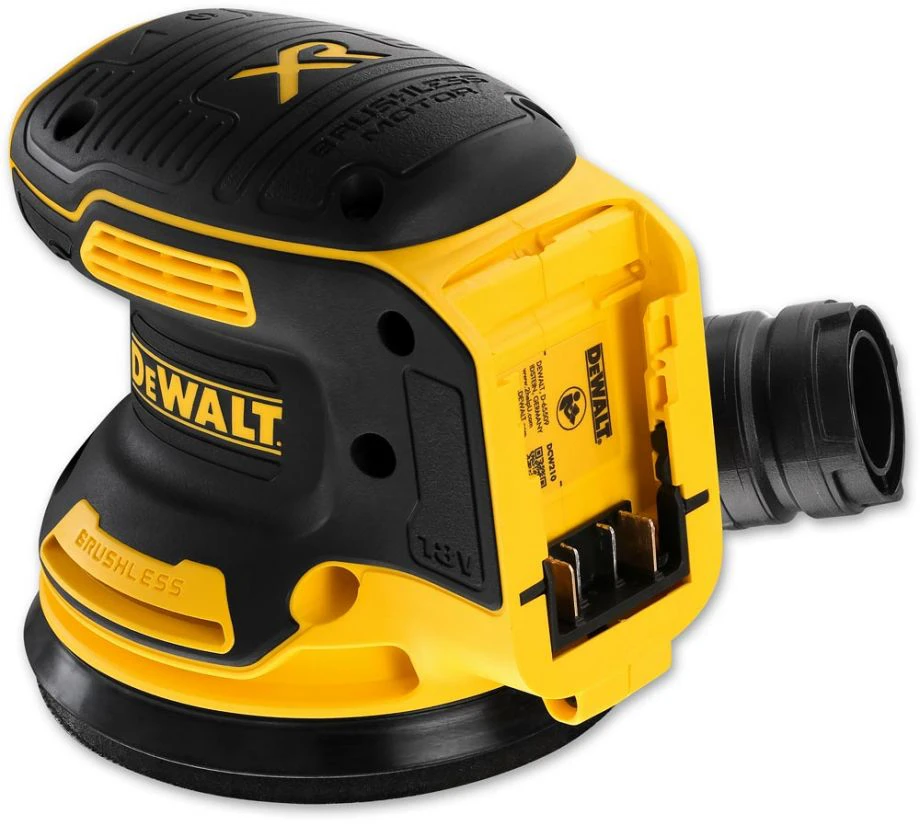 DeWalt Akumuliatorinis ekscentrinis šlifuoklis DCW210N be akumuliatoriaus ir kroviklio