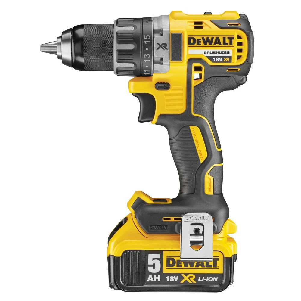 DEWALT įrankių rinkinys DCK2020P2T (DCD791 + DCG405), 18V, 2x5.0Ah, TSTAK lagaminas