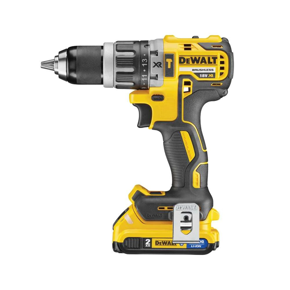 DEWALT akumuliatorinių įrankių rinkinys DCK266P2T 18V (DCD796 + DCF887) 2x5.0Ah, TSTAK II lagaminas