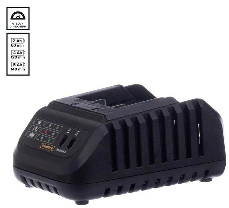 Grąžtas Carruzzo Įrankių rinkinys CD-B0A18 CW-B1218E 18 V BL 2 x 2 AH