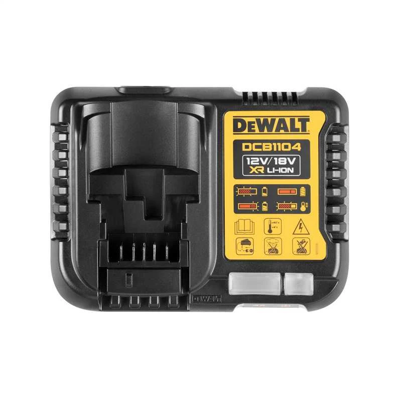 Akumuliatoriaus įkroviklis Dewalt DCB1104-QW, 12 - 18 V, 4 A