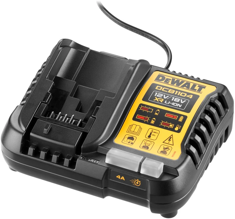 Kroviklis su akumuliatoriais Dewalt DCB1104P2-QW, 12/18 V