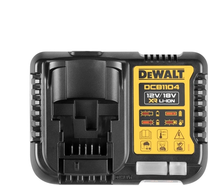 Akumulatora lādētājs Dewalt DCB1104P2-QW, 12/18 V