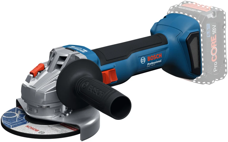 Bosch kampinis šlifuoklis GWS 18V-8, 125mm, be akumuliatoriaus ir kroviklio, CT