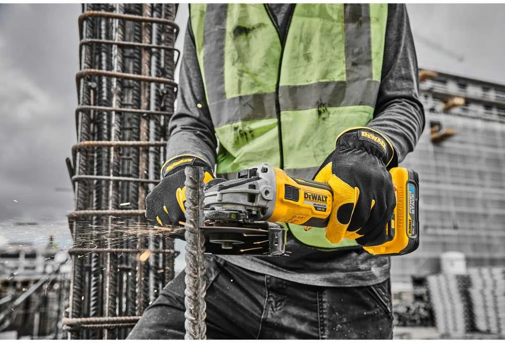 De Walt Akumuliatorinis kampinis šlifuoklis Dewalt DCG405H2T-QW 18V 2x5ah