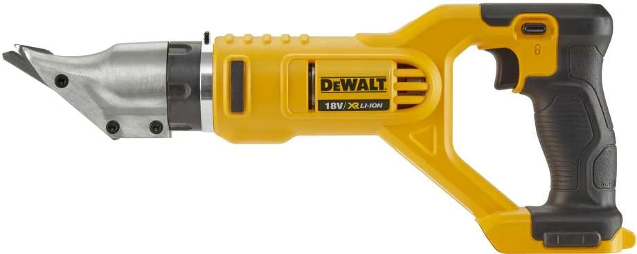 Akumuliatorinis skardos kirpimo žirklės DeWalt DCS491N-XJ; 18 V (be akumuliatoriaus ir pakrovėjo)