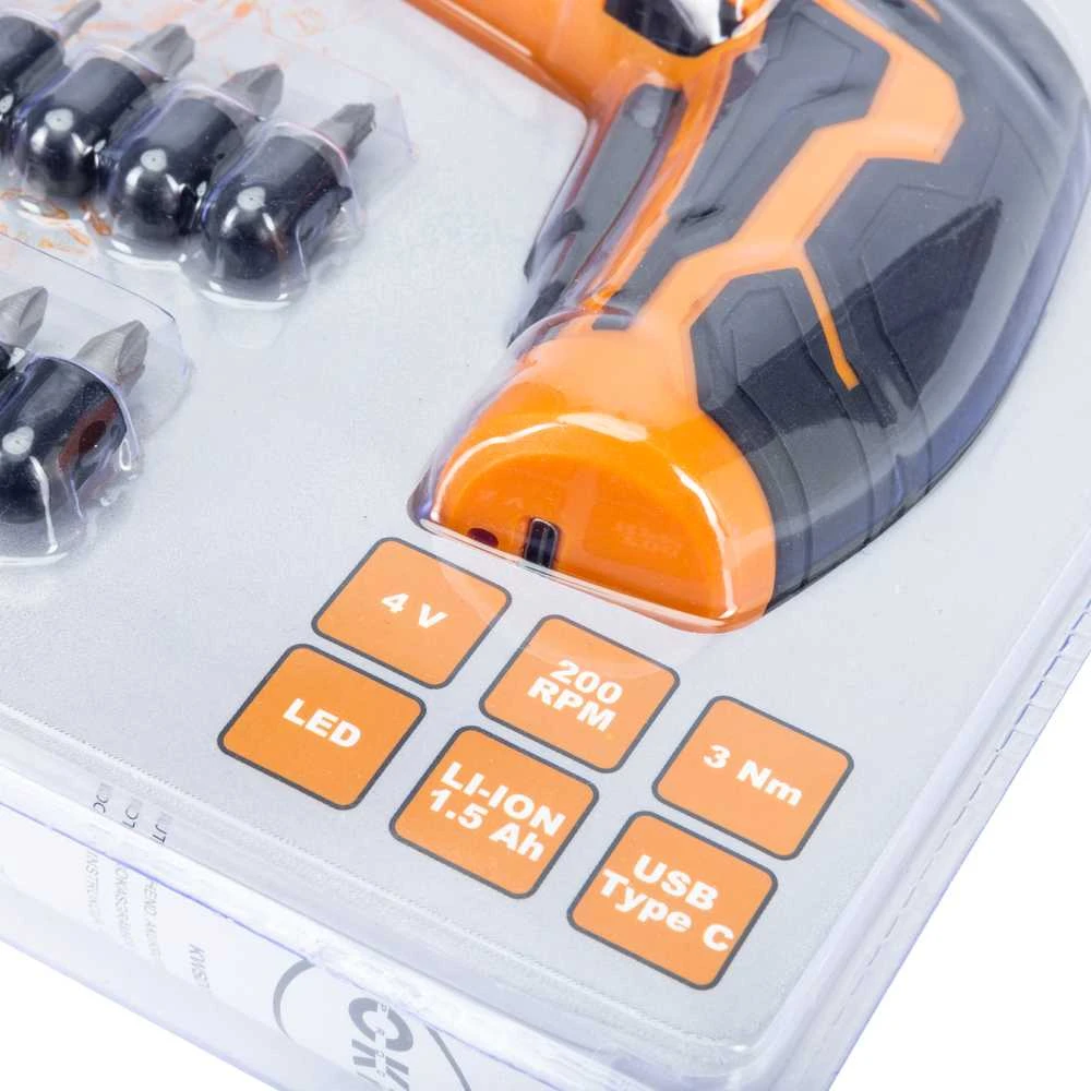 Grąžtas Okko Bosch CORDLESS SCREWDRIVER KWSD08-4T 4V 1.5AH
