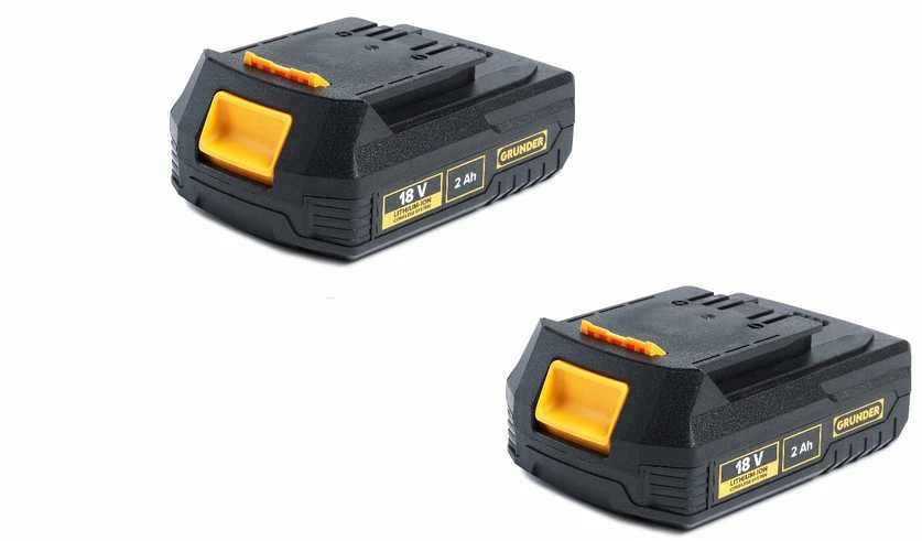 Grąžtas Akumuliatorinis suktuvas-gręžtuvas Grunder CD-B1218+CW-B1118E, 18V, 2x2.0 Ah