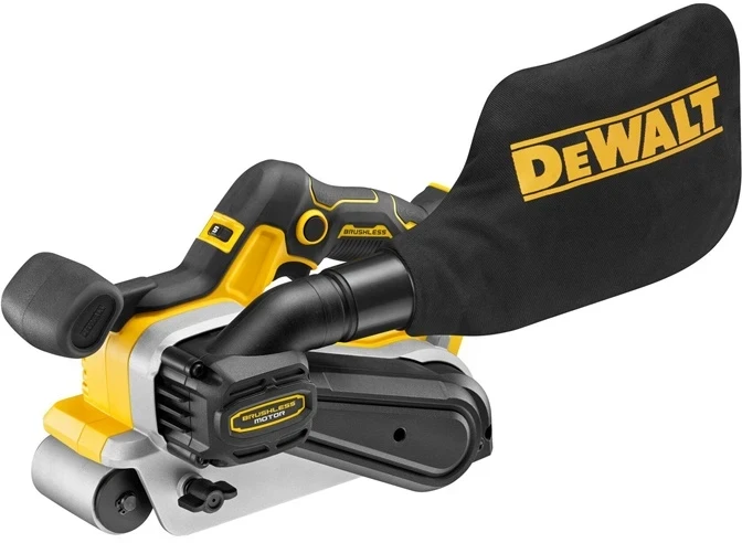 De Walt Juostinis šlifuoklis DeWalt DCW220N-XJ; 18 V (be akumuliatoriaus ir pakrovėjo)