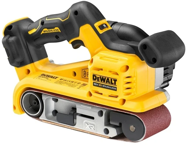 De Walt Juostinis šlifuoklis DeWalt DCW220N-XJ; 18 V (be akumuliatoriaus ir pakrovėjo)