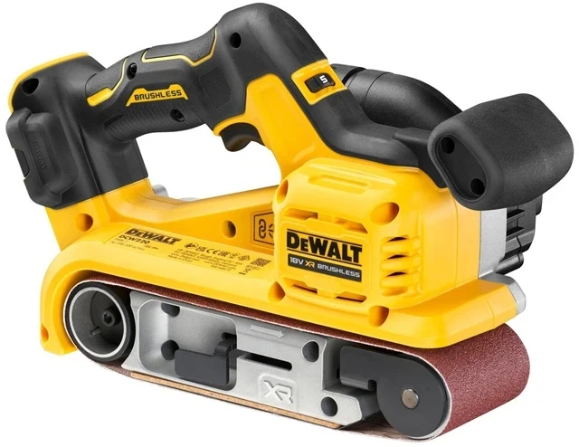 De Walt Juostinis šlifuoklis DeWalt DCW220N-XJ; 18 V (be akumuliatoriaus ir pakrovėjo)