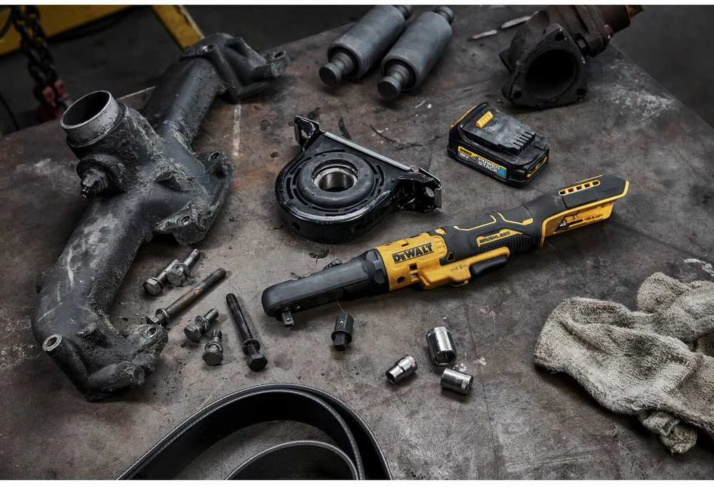 Akumuliatorinė terkšlė DeWalt DCF510N-XJ; 102 Nm; 1/2''; 3/8''; 18 V (be akumuliatoriaus ir pakrovėjo)