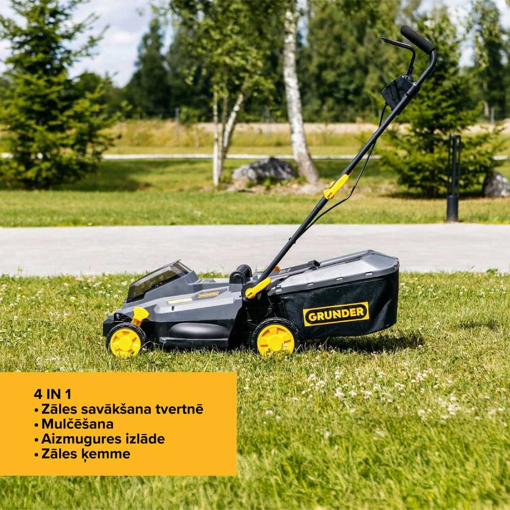 Akumuliatorinė vejapjovė Grunder SF8A111J-W