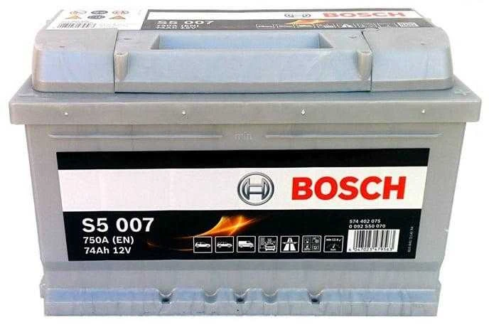 Akumuliatorius Bosch S5, 74 Ah, 750 A, 12 V