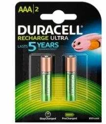 Įkraunami elementai DURACELL AAA. 850 mAh. 2 vnt.