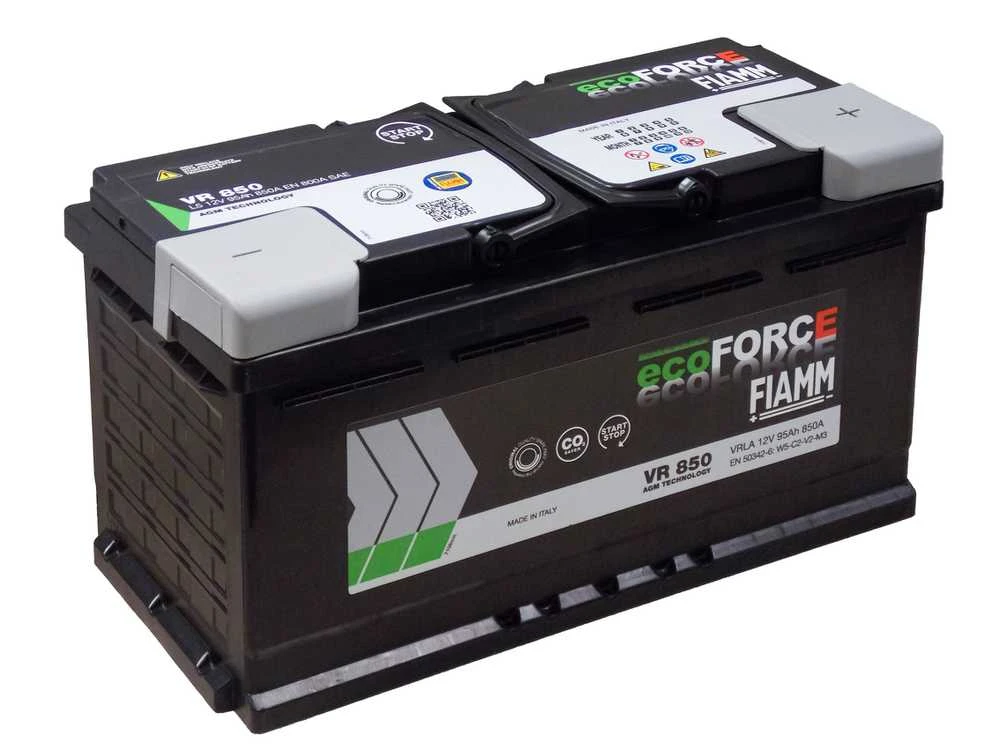 Akumulators Fiamm Ecoforce, 12 V, 95 Ah, 850 A
