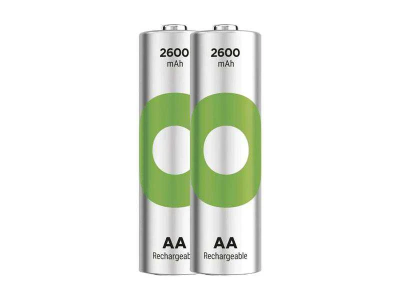 GP Baterija (AA) Įkraunamos NIMH R6/AA, 270AAHCE-EB2, (2 baterijos / lizdinė plokštelė), 2700mAh