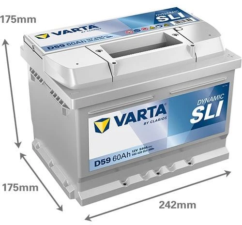 Varta Akumuliatorius 60 Ah 540 A EN 12V