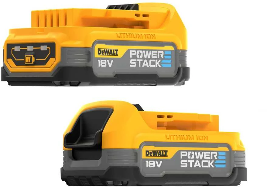 DeWalt 2 baterijų komplektas PowerStack 18V Li-Ion 1,7Ah DeWALT [DCBP034E2-XJ]