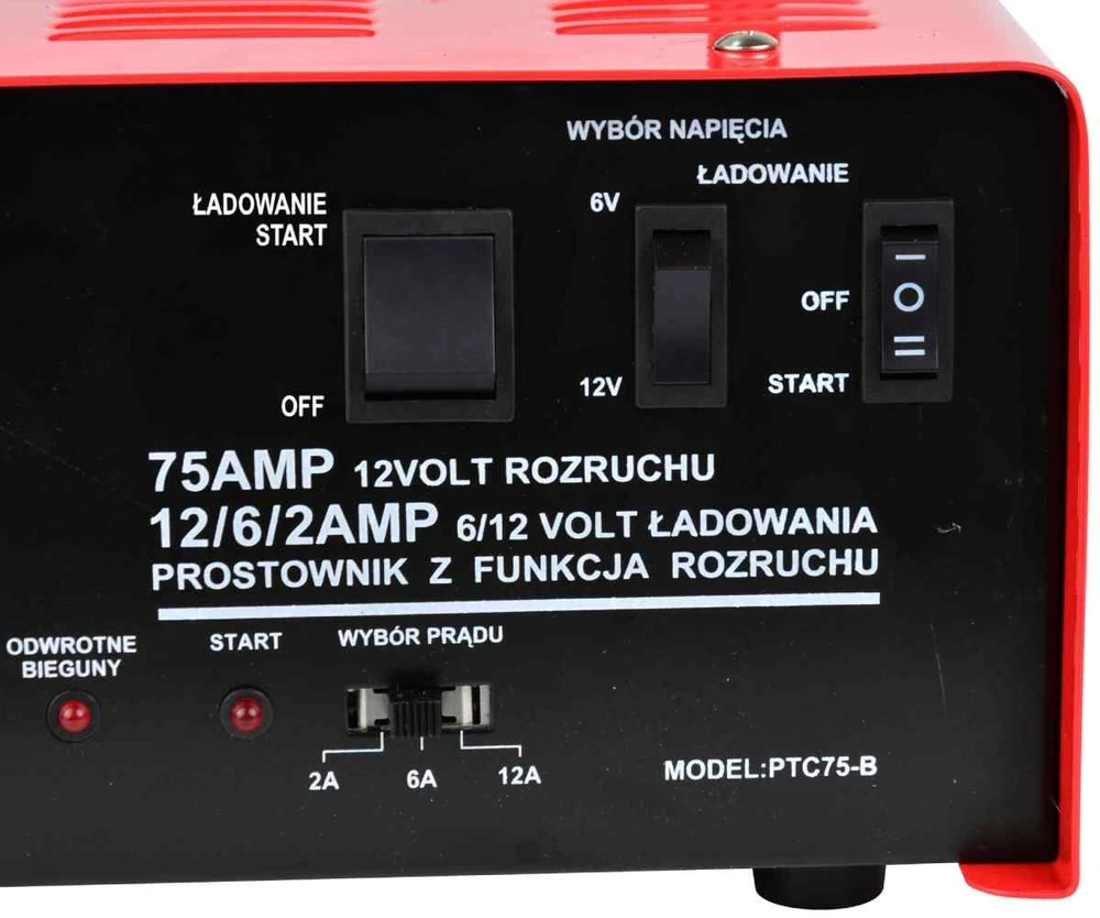 Akumuliatoriaus įkroviklis Geko 6/12V 2-6-12A / 75A