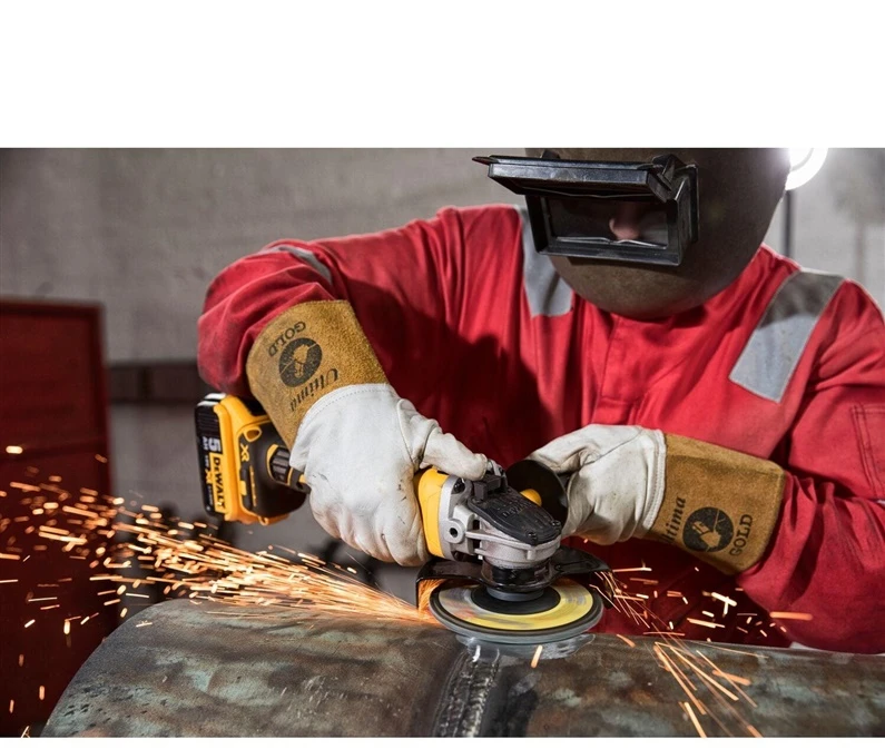 Akumuliatorinis kampinis šlifuoklis Dewalt DCG405N-XJ, 18 V