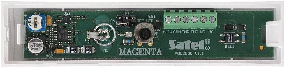 AKUSTINIS DŪŽTANČIO STIKLO DETEKTORIUS MAGENTA SATEL