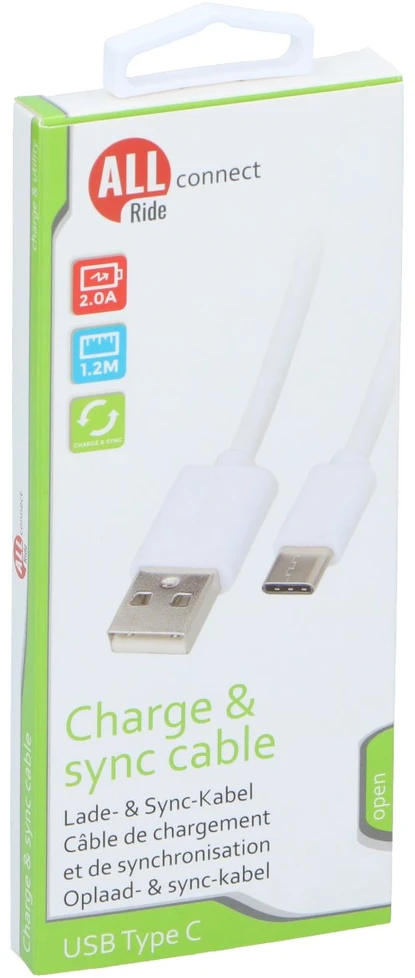 All Ride Ride Įkroviklis Universalus Micro USB 1.2m 2A