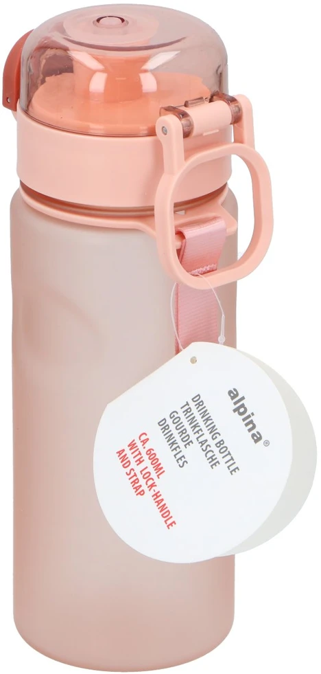 SPORTS BUTLE ALPINA TOURIST GERTUVĖ 600 ML ROZINĖ