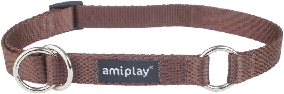 Ami Play Šuns antkaklis AMIPLAY BASIC, rudas, 350–500 mm, 20 mm
